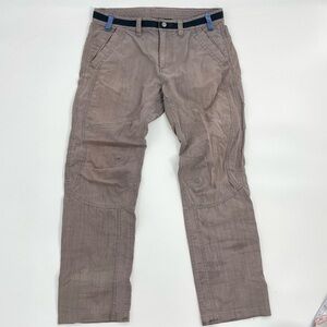 A|X Armani Exchange Vintage Dark Khaki Cargo Pants Gorpcore Baggy Size 30 x 28